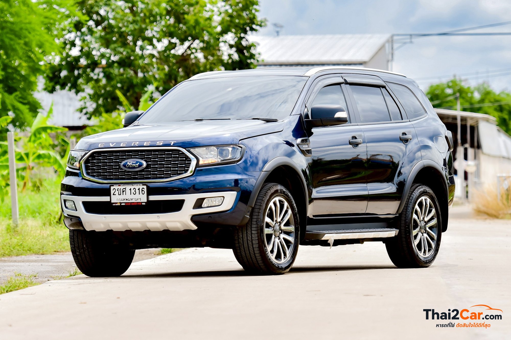 Ford Everest รถ 7 ที่นั่ง สายลุยที่หรูที่สุดของ ขับ 4WD หลังคา Panoramic Sunroof ออฟชั่นจัดเต็ม ช่วงล่างนุ่มสไตล์ยุโรป ขับดีจนติดใจ ภ 2021