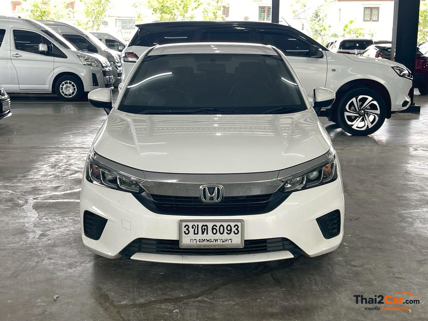 Honda City City 1.0S Sedan เกียร์ AT สีขาว ไมล์ 74,986 กม. ผ่อนเริ่มต้น 6,xxx/เดือน 2022