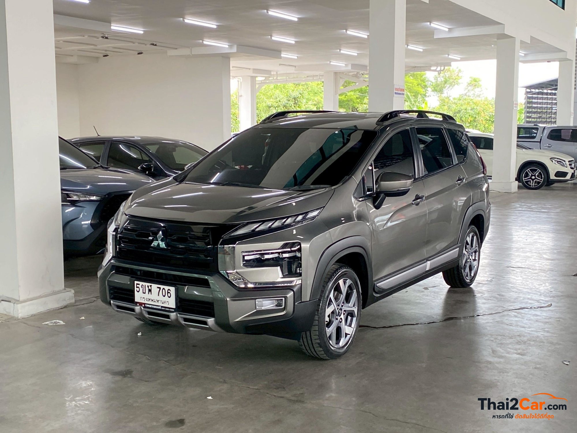 Mitsubishi Xpander Xpander 1.5Cross จด24 เกียร์ AT สีเทา ไมล์ 44,422 กม. ผ่อนเริ่มต้น 10,xxx/เดือน 2023
