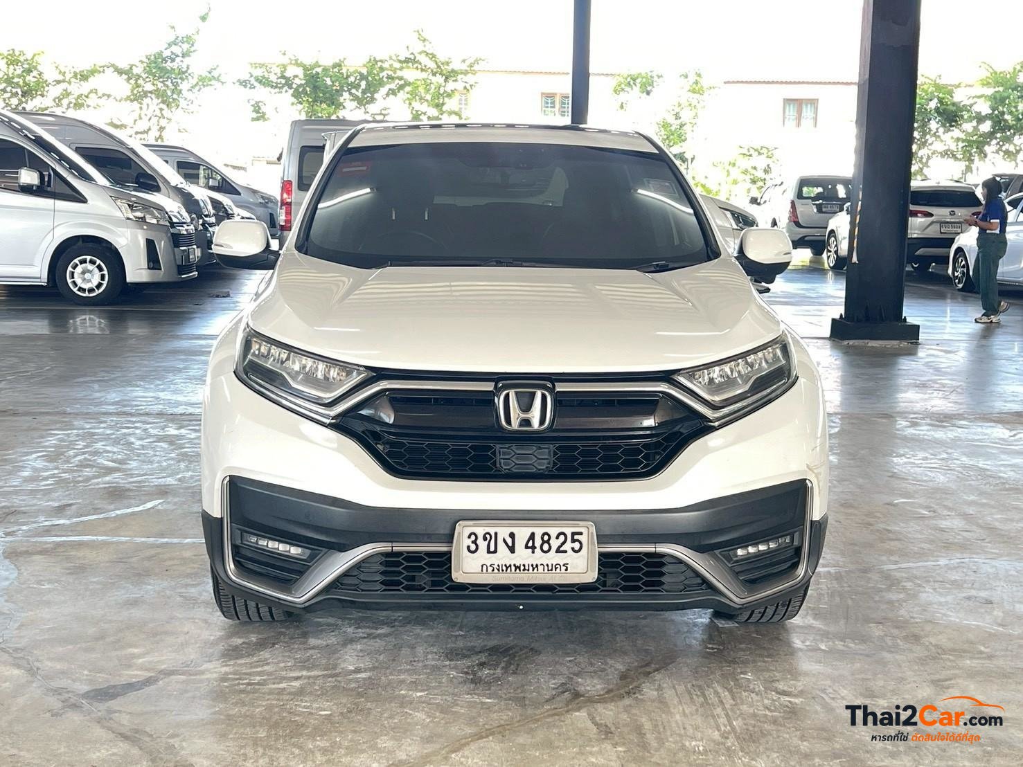 Honda CR-V CRV 2.4EL 4WD 7ที่นั่ง จด22 เกียร์ AT สีขาว ไมล์ 132,265 กม. ผ่อนเริ่มต้น 12,xxx/เดือน 2021